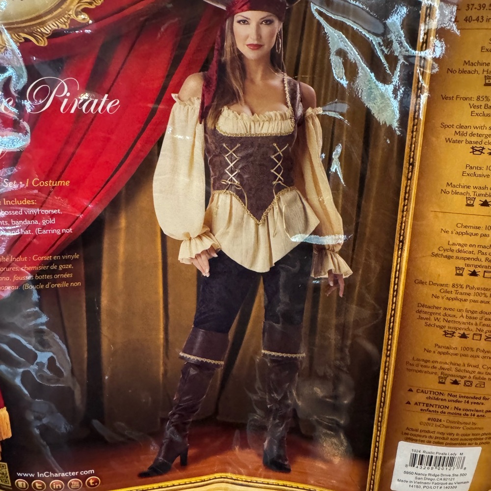 Rustic pirate costume